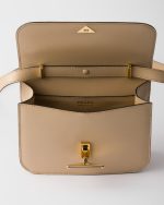 Saffiano Leather Flap Shoulder Bag - Image 3